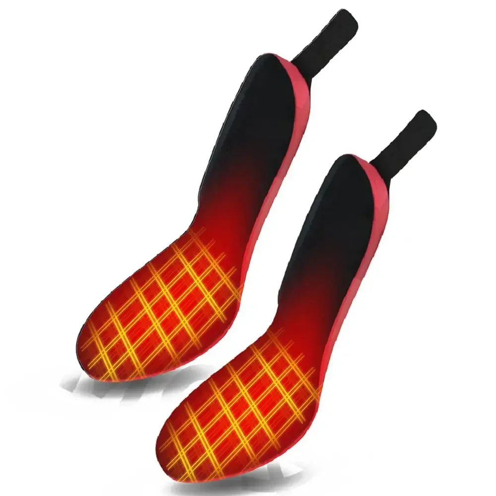 Verwarmde Inlegzolen WarmStep Pro | Oplaadbaar met Afstandsbediening | 3 Verwarmingsniveaus | Op Maat Knipbaar | Elektrische Voetwarmers voor Winter & Buiten