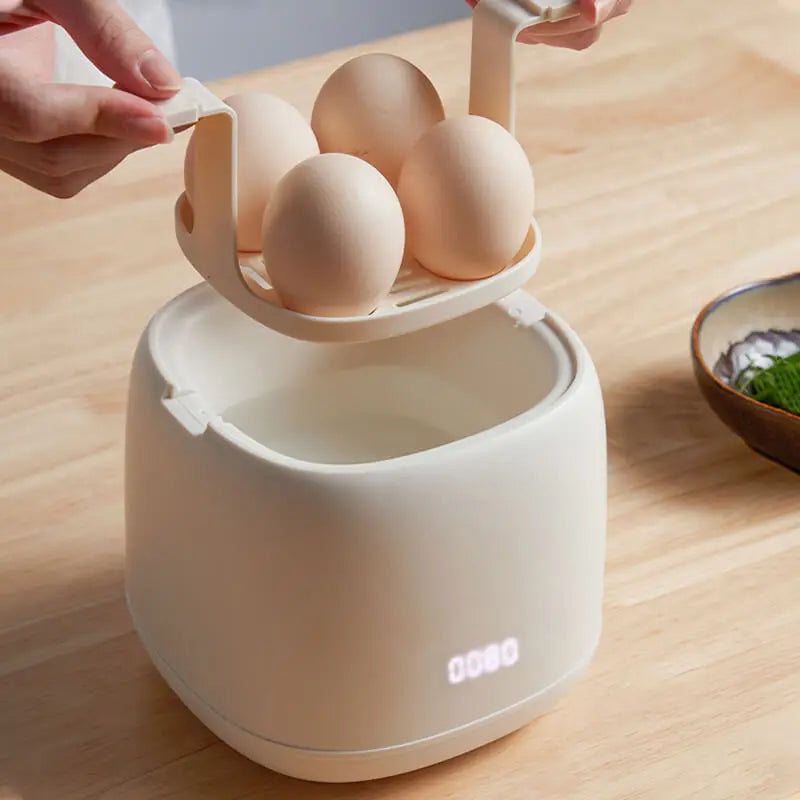 EggElegance Slimme Eierenpan | Multifunctionele stoompan met automatische uitschakeling voor een perfect en moeiteloos ontbijt
