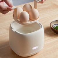EggElegance Slimme Eierenpan | Multifunctionele stoompan met automatische uitschakeling voor een perfect en moeiteloos ontbijt