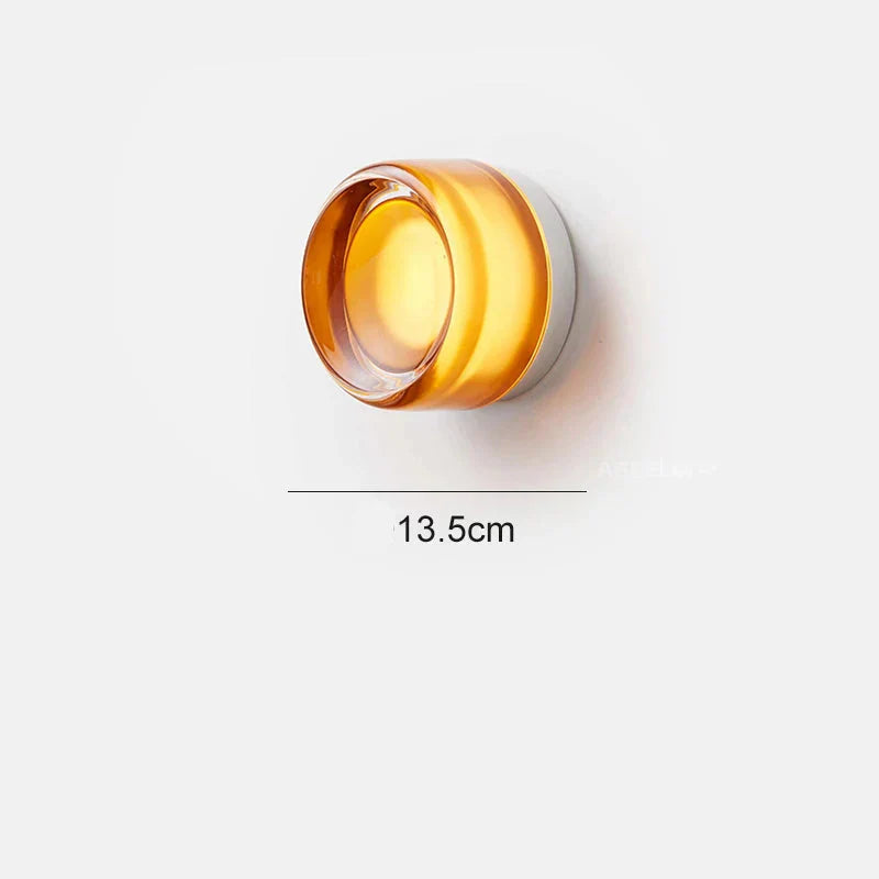 LustreLume Designer wandlamp | Moderne ronde verlichting voor slaapkamers en gangen