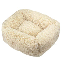 FurHaven Deluxe Dog Lounger | Lang pluche, wasbaar bed voor honden en katten
