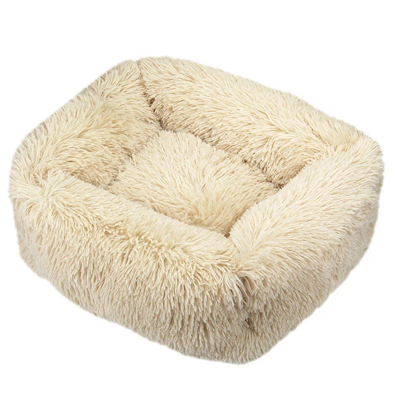 FurHaven Deluxe Dog Lounger | Lang pluche, wasbaar bed voor honden en katten