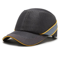 Rode Veiligheidsbumpcap - Helm met harde ABS binnenkern voor hoofdbeveiliging thuis, op het werk en in de fabriek