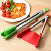 CulinaryElegance Supreme Grilling Tangen | 9-inch roestvrijstalen BBQ-tangen met een siliconen antisliphandvat voor moeiteloos serveren en een verfijnde grillstijl