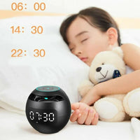 Bluetooth Alarm Speaker met LED Nachtlamp en Digitale Klok voor de Slaapkamer