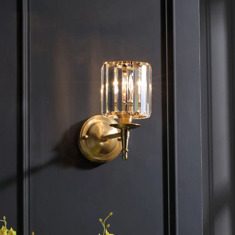 Elegante Wandlamp in Kristal in Glamourstijl