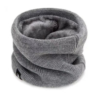ThermoKnit Pro | Warme gebreide sjaal met fleecevoering | Winddicht & Ademend | Verstelbare multifunctionele nekbescherming voor dames & heren