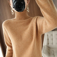 LuxeMerino Classic Mock Neck Sweater | Exquise merinowollen pullover voor ultieme warmte en zachtheid deze herfst en winter