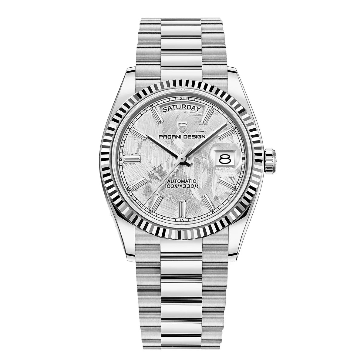 Luxe automatische herenhorloge - RVS, zelfopwindend, kalenderfunctie - Stijl voor elke gelegenheid