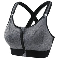 LuxeFit Criss-Cross Yoga Bh | Stijlvolle gewatteerde draadloze sportbh met schokabsorberende ondersteuning en naadloos ontwerp voor ultiem comfort en prestaties