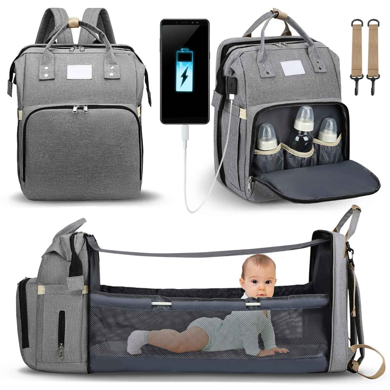 2-in-1 luiertas voor baby's