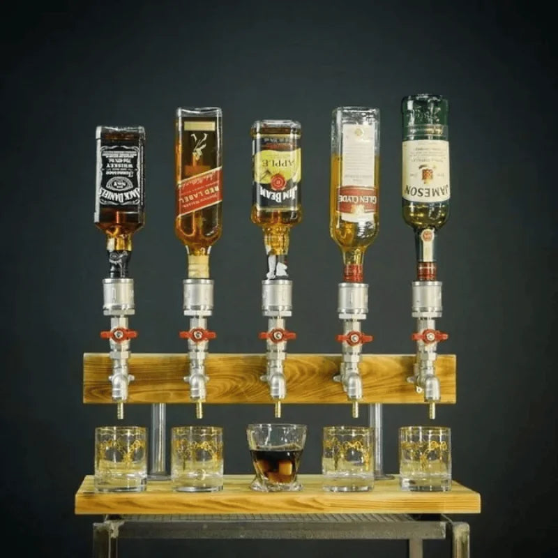 Houten Drankdispenser - Luxueus en Functioneel