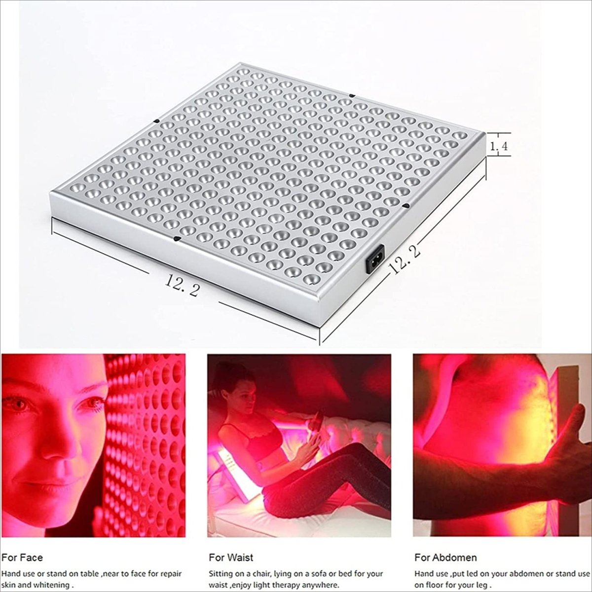 InfraGlow Paneel – Infrarood Lichttherapie voor Huidverjonging & Ontspanning