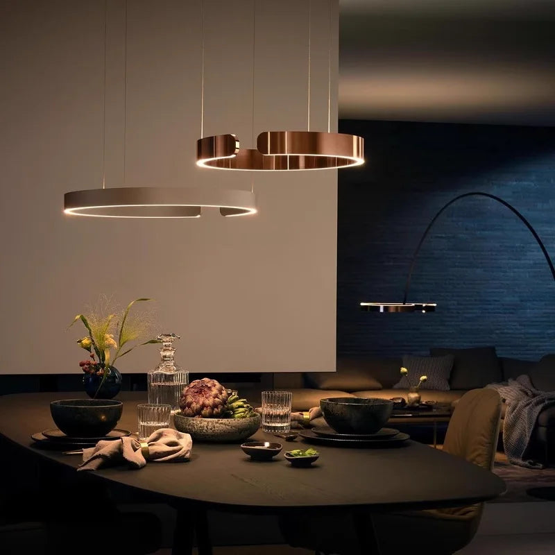 Moderne LED-lamp in ringvorm – elegante ronde plafondlamp