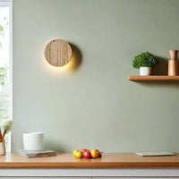 Japanse Wabi Sabi Natuurlijke Travertijn Steen Wandlamp