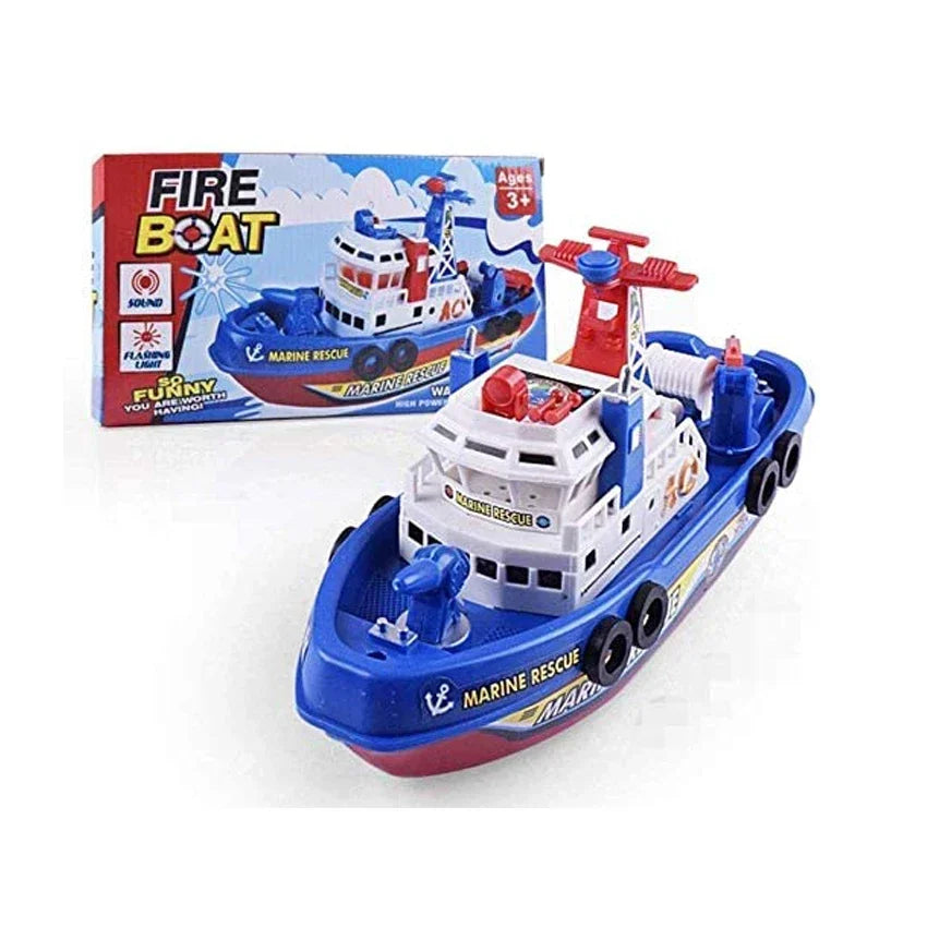 AquaLux Elite Marine Reddingsboot | Betrokken blusboot speelgoed met lichten en geluiden voor spannende wateravonturen voor kinderen