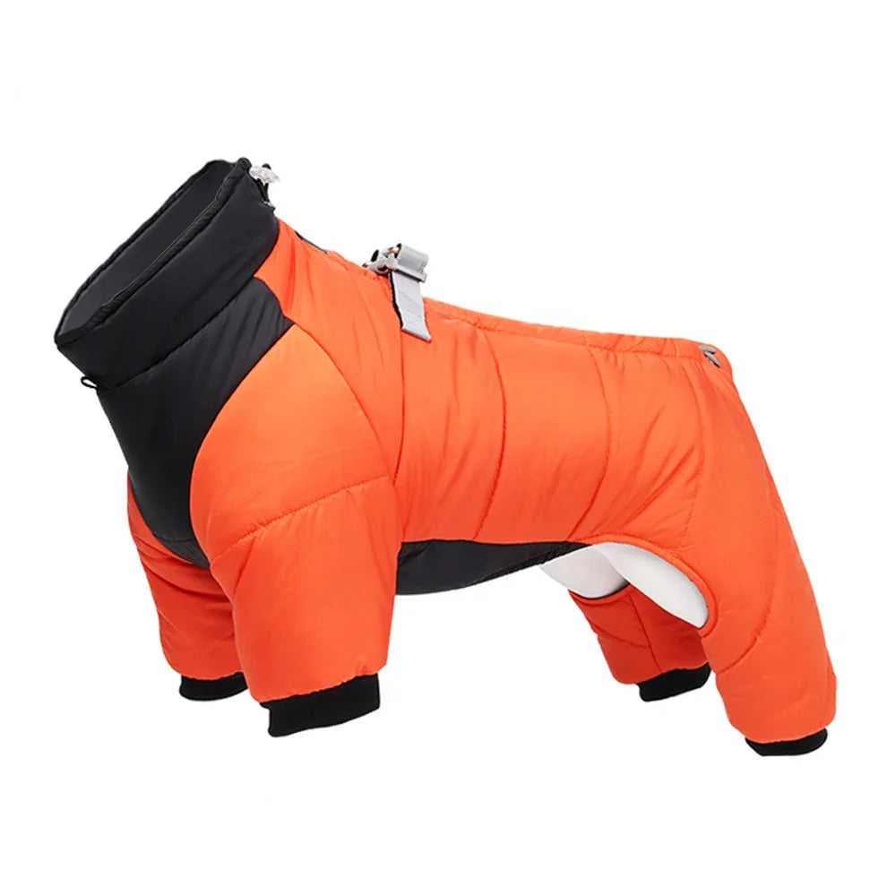 FurLuxe Waterdichte Winterjas met Harnas | Reflecterende en warme hondenjas voor kleine en middelgrote honden