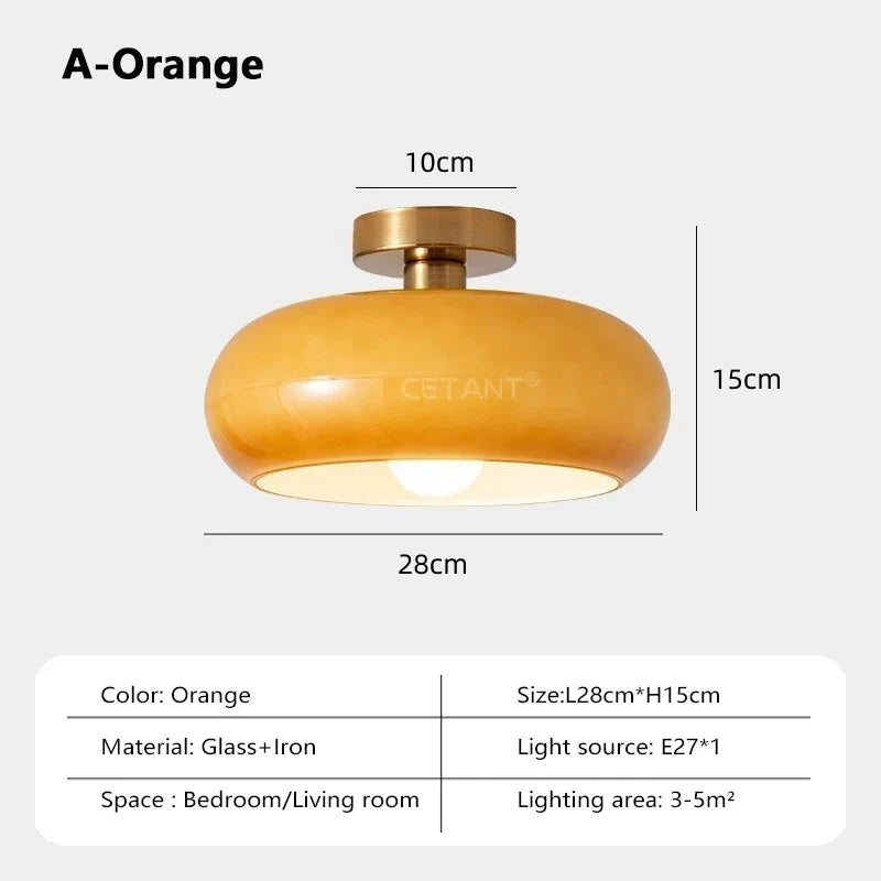 Hanglamp met opalescente lampenkap – een elegante retro Bauhaus stijl