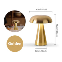 LumoShroom Tafellamp | Retro Paddenstoel-Design | LED & Dimbaar | Oplaadbaar