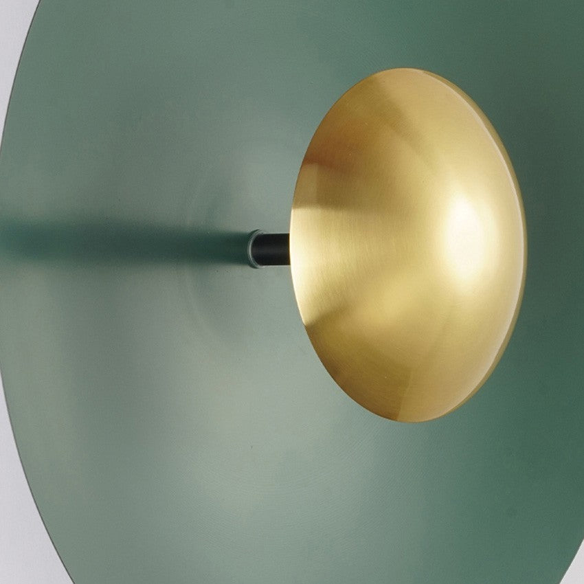 Kleurrijke Ronde Metalen Wandlamp