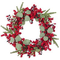 Rode Bessen Kerstkransen