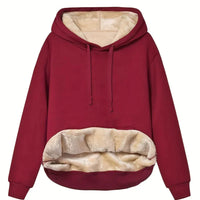 Warme Faux Fur Hoodie | Comfortabele en stijlvolle trui voor koude dagen