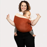 Twee-kleurige cocon babydrager voor een tedere band elke dag