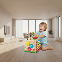 EduCube 8-in-1 – Montessori Speelgoed van Hout voor Peuters vanaf 18 Maanden