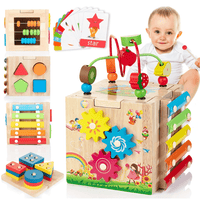 EduCube 8-in-1 – Montessori Speelgoed van Hout voor Peuters vanaf 18 Maanden