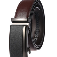 Elegante, luxe mannenriem met automatische gesp
