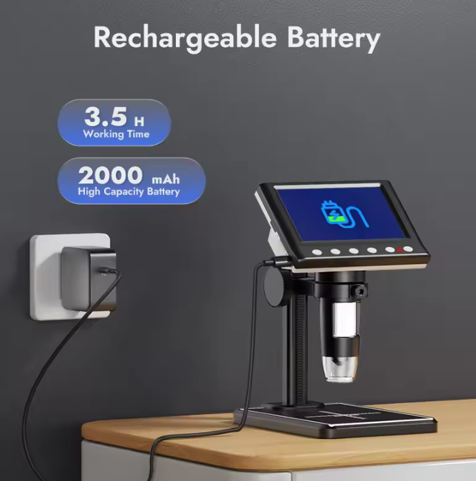 Skanto | Digitaal Microscoop met 4.3'' Scherm – 1000X Vergroting