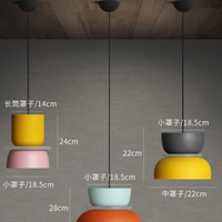 Noordse Zinklegering Dubbeltonen Kooi Hanglamp LED 1-lamp