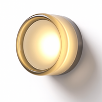 Moderne Glazen Ronde Wandlamp LED 1-Licht