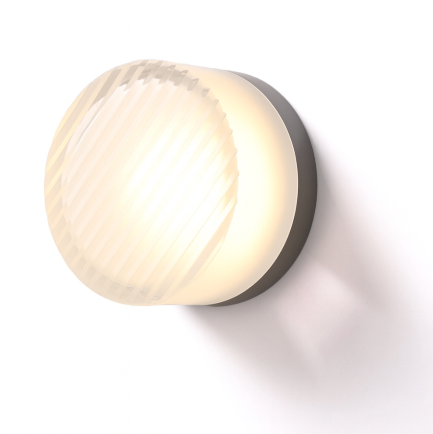 Moderne Glazen Ronde Wandlamp LED 1-Licht