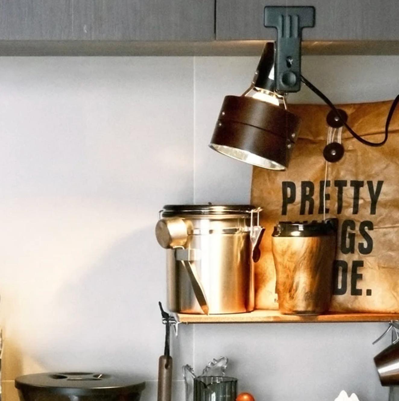 Verstelbare Clip Lamp Retro Houten Metaal Bureau Spotlamp