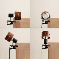 Verstelbare Clip Lamp Retro Houten Metaal Bureau Spotlamp