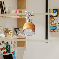 Verstelbare Clip Lamp Retro Houten Metaal Bureau Spotlamp