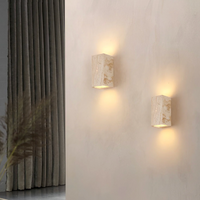 Travertine Wandlamp Natuursteen Moderne Minimalistische Wandlamp