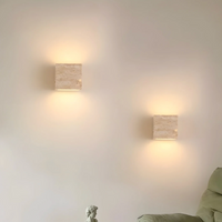 Travertine Wandlamp Natuursteen Moderne Minimalistische Wandlamp