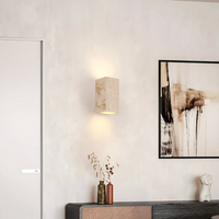 Travertine Wandlamp Natuursteen Moderne Minimalistische Wandlamp