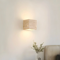 Travertine Wandlamp Natuursteen Moderne Minimalistische Wandlamp