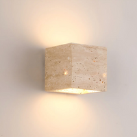 Travertine Wandlamp Natuursteen Moderne Minimalistische Wandlamp