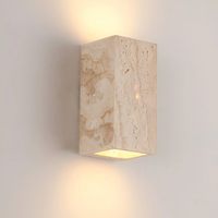 Travertine Wandlamp Natuursteen Moderne Minimalistische Wandlamp