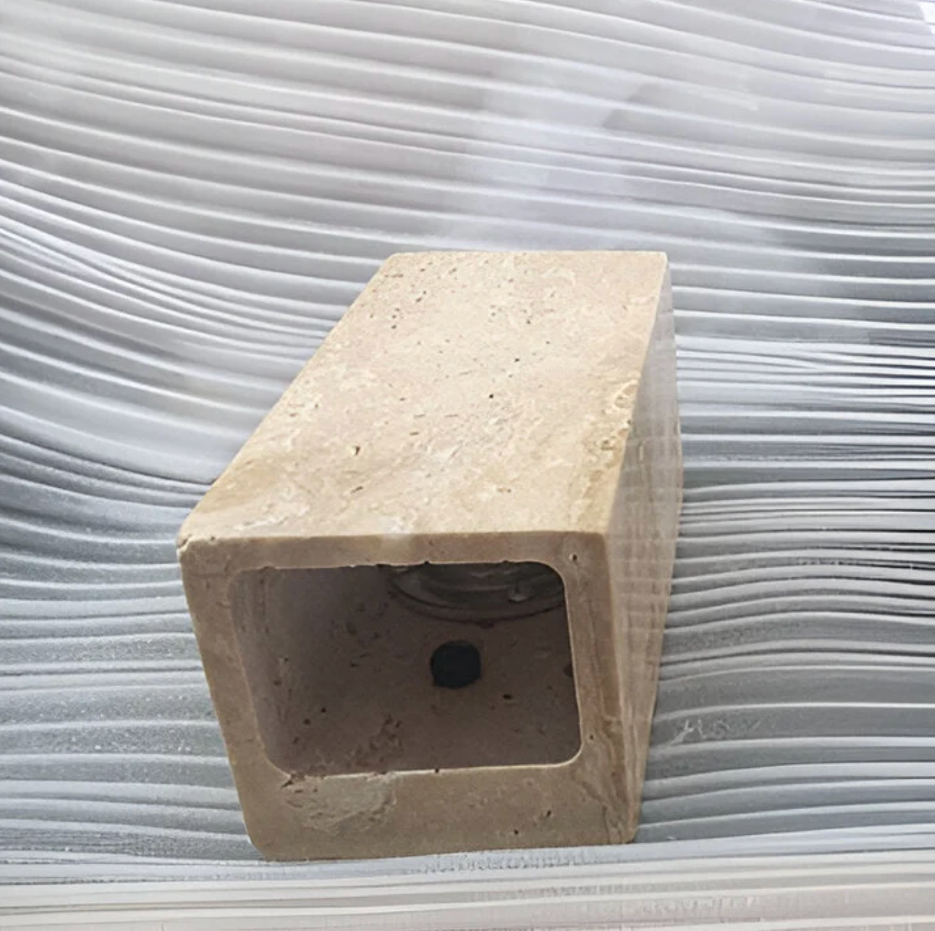 Travertine Wandlamp Natuursteen Moderne Minimalistische Wandlamp