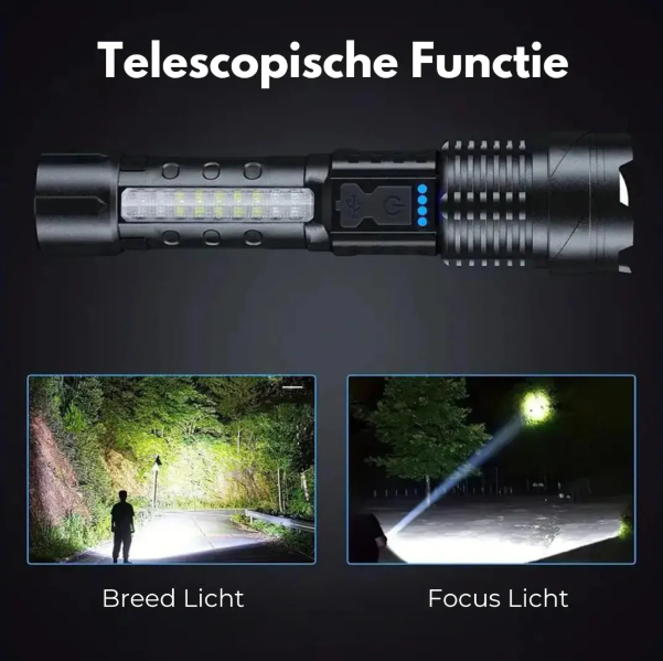 Skanto | Hoge prestaties militaire zaklamp met 5000 lumen