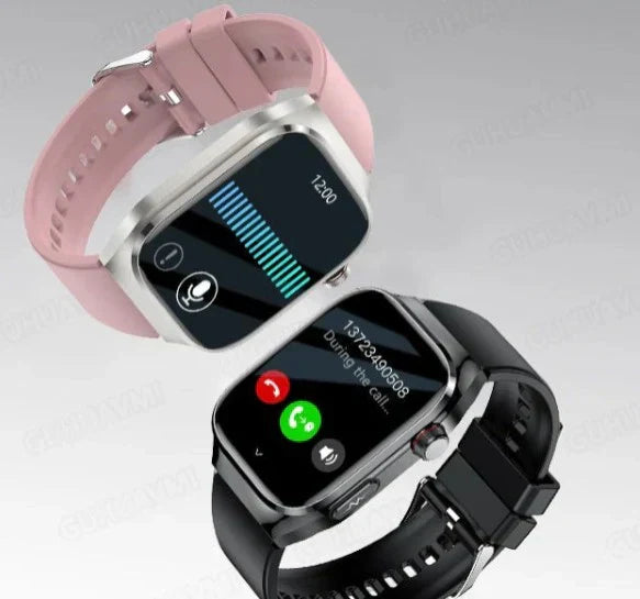 Unisex Smartwatch met ECG Gezondheidsmonitoring Bluetooth AMOLED Scherm