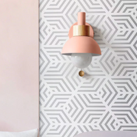 Wandlamp met Trekketting Moderne Houten Accent Sconces