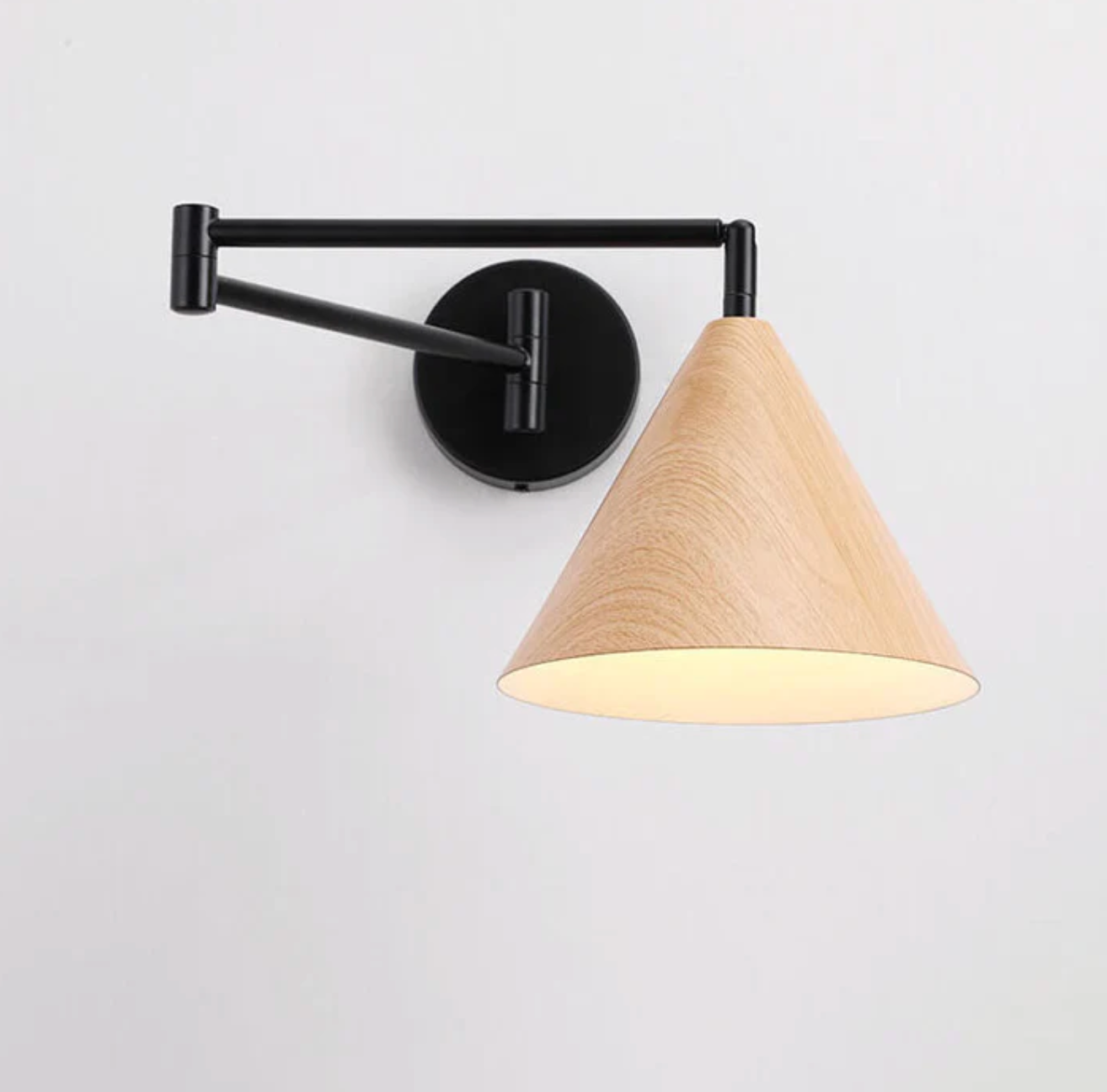 Scandinavische Houten Wandlamp Minimalistisch Modern Wandlamp