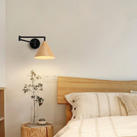Scandinavische Houten Wandlamp Minimalistisch Modern Wandlamp