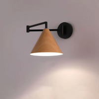 Scandinavische Houten Wandlamp Minimalistisch Modern Wandlamp